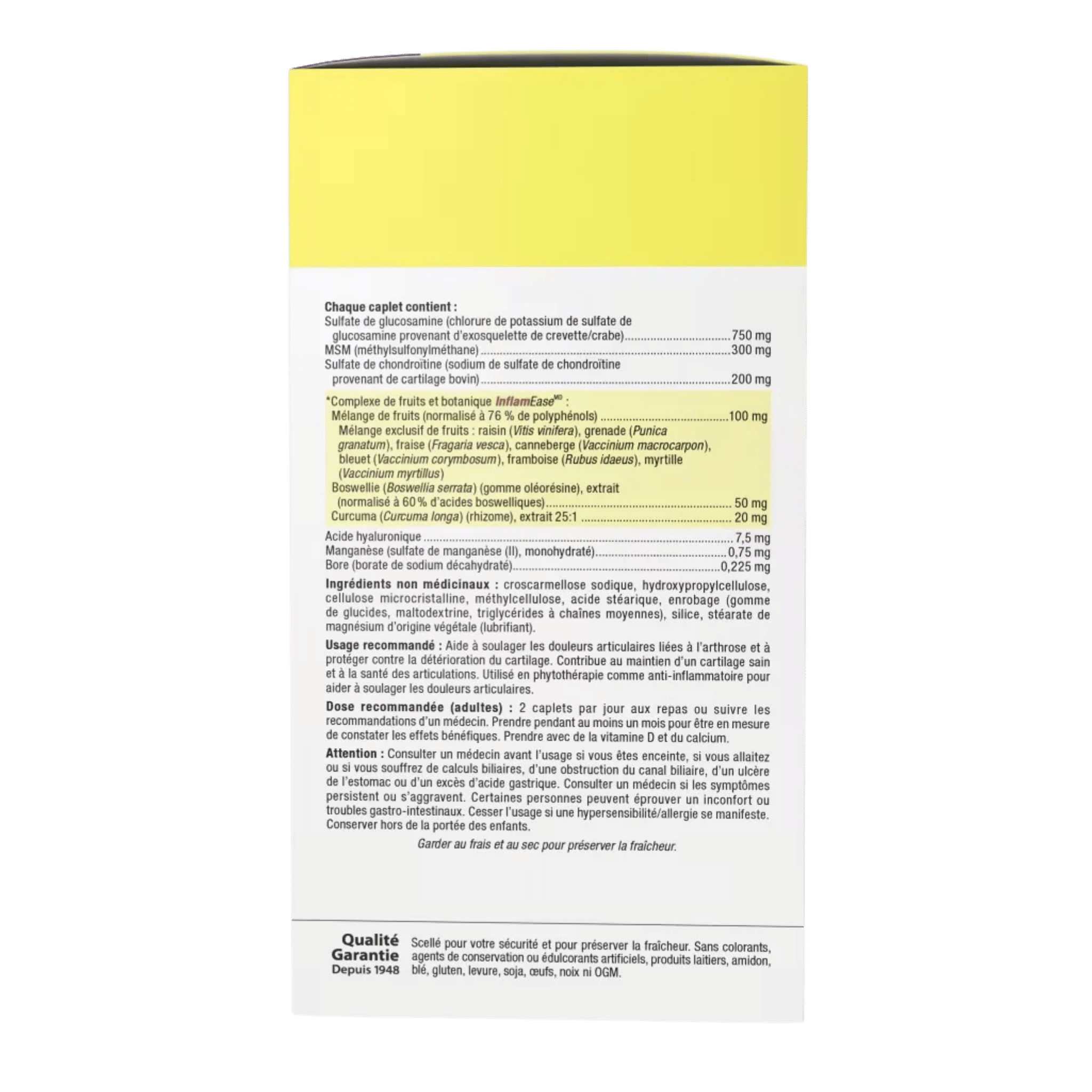 Webber Naturals Osteo Joint Ease With InflamEase (80 Caplets)